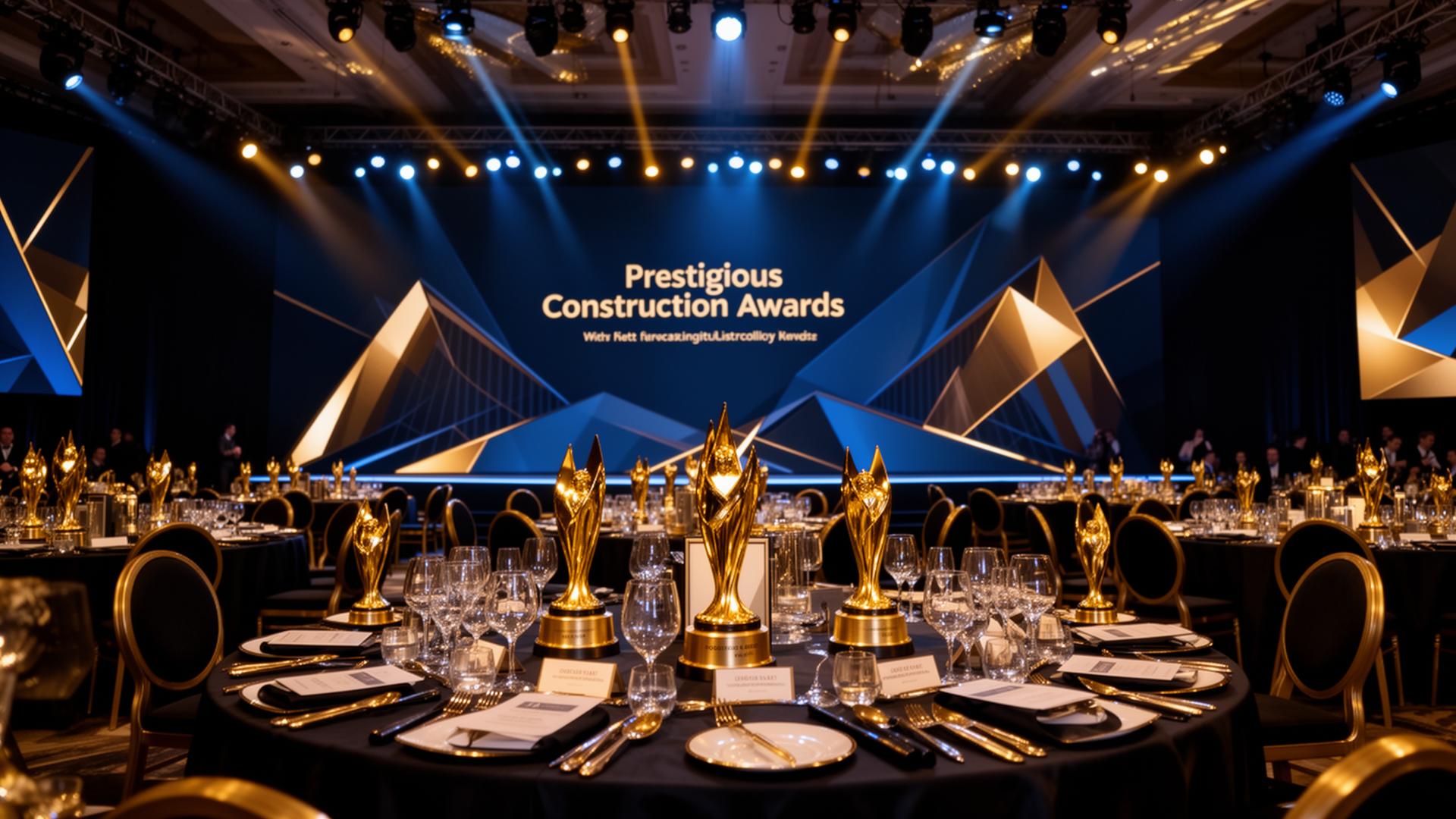 Construction awards ceremony